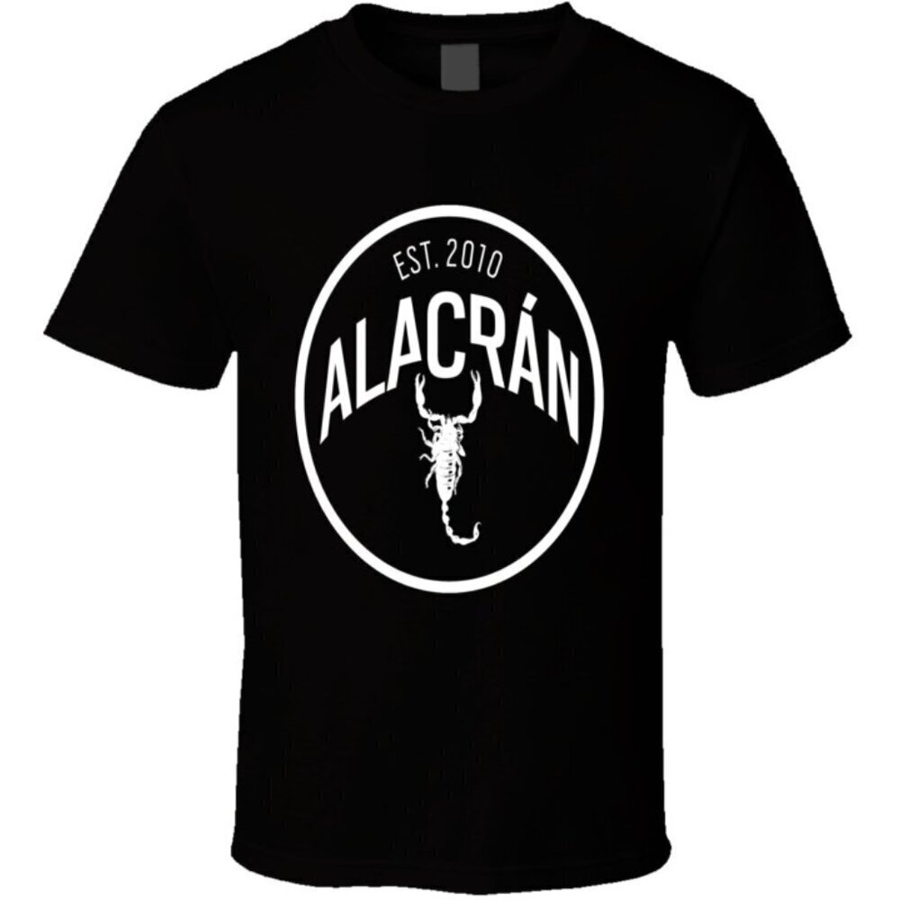 Alacran Premium Luxury Tequila Logo Graphic Mexican Scorpion Bite Brand T-Shirt